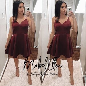 B. Smart Romantic Satin fit and flare dress size 15